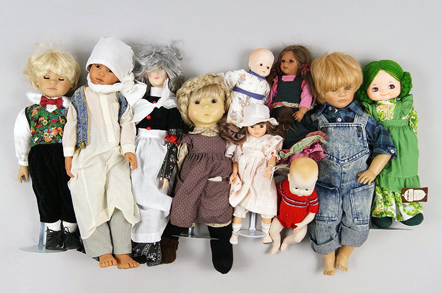 Group of Contemporary Dolls. (1 of 1)