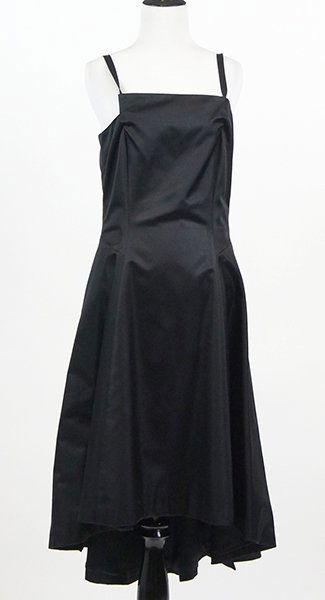 A Comme des Garcons Black Silk Evening Dress. (1 of 1)