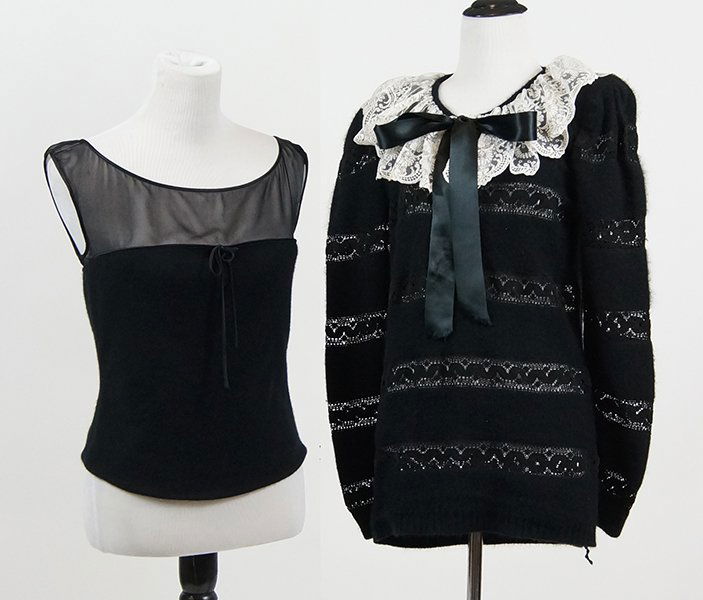 A Crochet and Lace Valentino Sweater. (1 of 1)