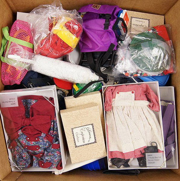 Group of Doll Clothing and Accessories. (1 of 1)