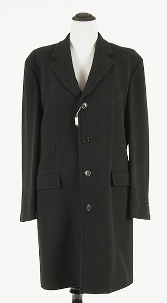An Ermenegildo Zegna Top Coat.: An Ermenegildo Zegna Top Coat. Wool and cashmere blend coat IT Size 52