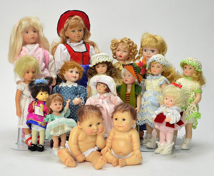 Group of Contemporary Dolls. (1 of 1)