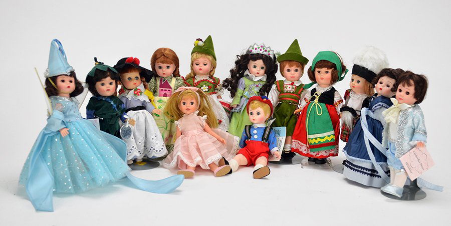 Group of Madame Alexander Dolls. (1 of 2)