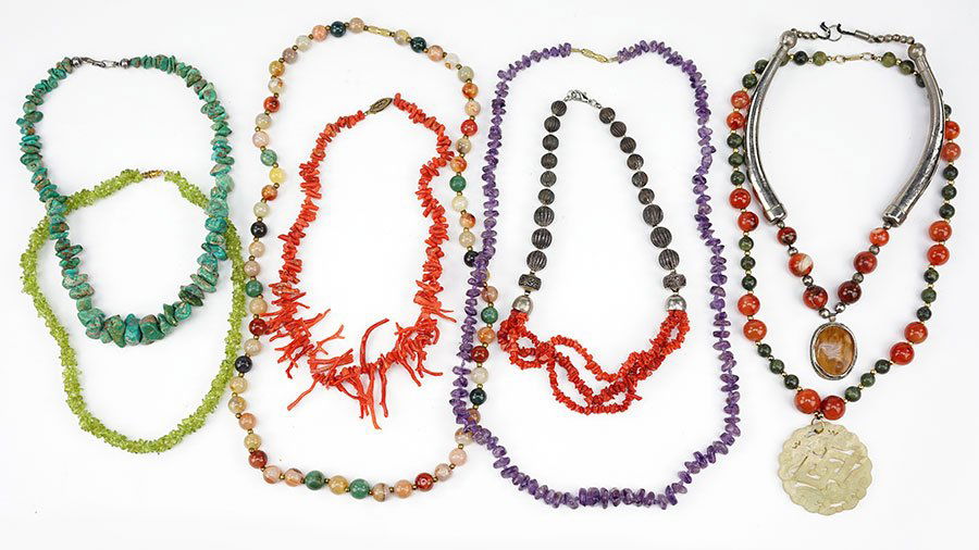 Two Coral Necklaces. (1 of 1)