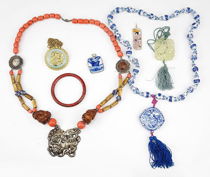 A Collection of Chinese Necklaces. (1 of 1)