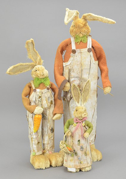 Easter Bunny Bark Figures. (1 of 1)