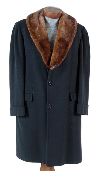 A Black Cashmere Top Coat. (1 of 1)