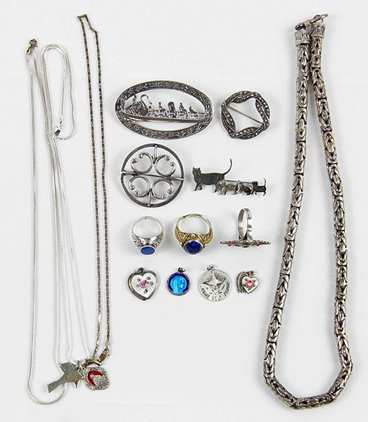 Three Sterling Silver Rings. (1 of 1)