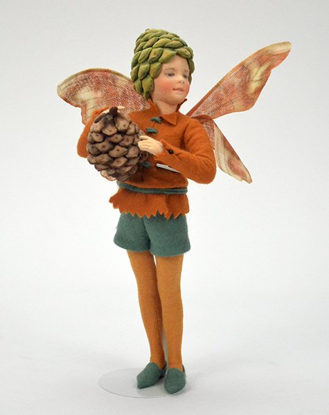 R. John Wright Pine Tree Fairy Figure. (1 of 1)