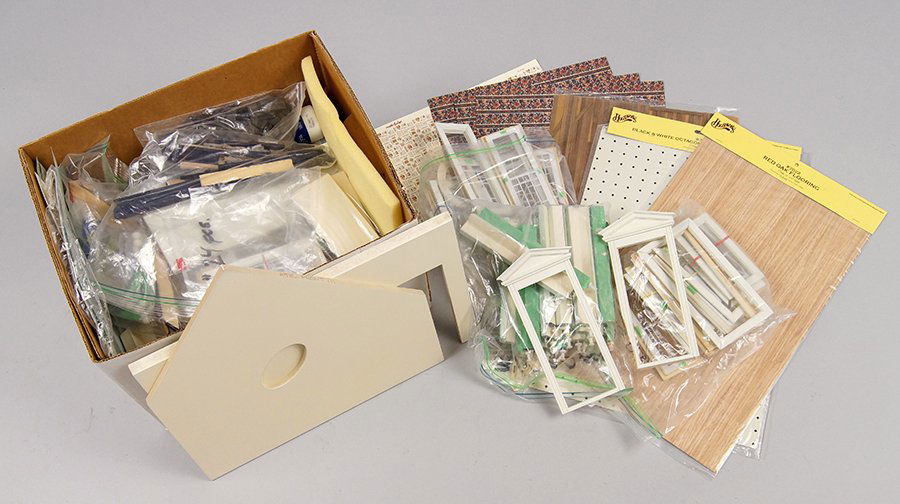Group of Doll House Kits and Furniture. (1 of 1)