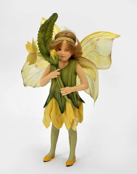 R. John Wright Heather Fairy Figure. (1 of 1)