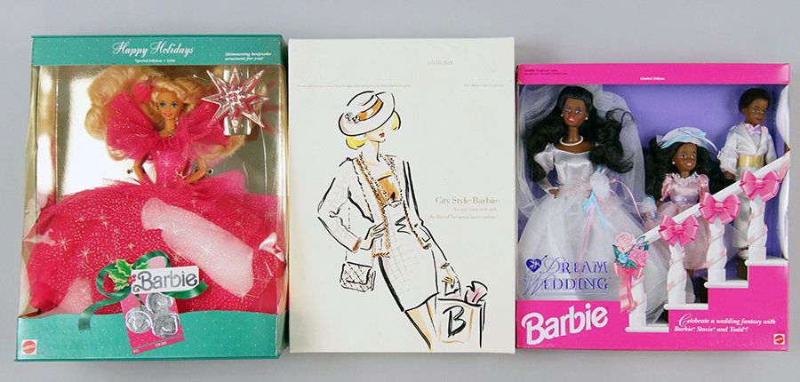 Group of Barbie Dolls. (1 of 1)