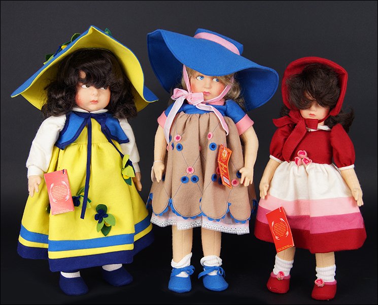 Group of Lenci Dolls. (1 of 1)