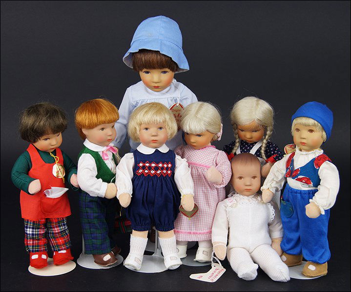 Group of Kathe Kruse Dolls. (1 of 1)