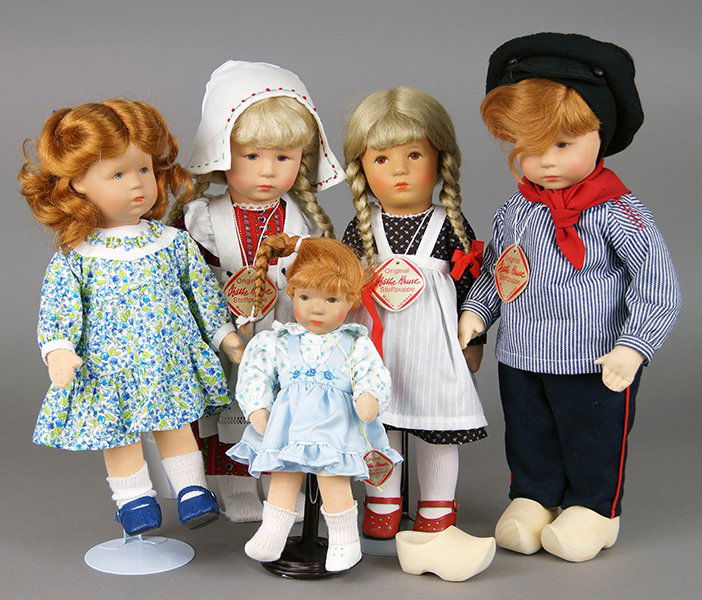 Group of Kathe Kruse Dolls. (1 of 1)