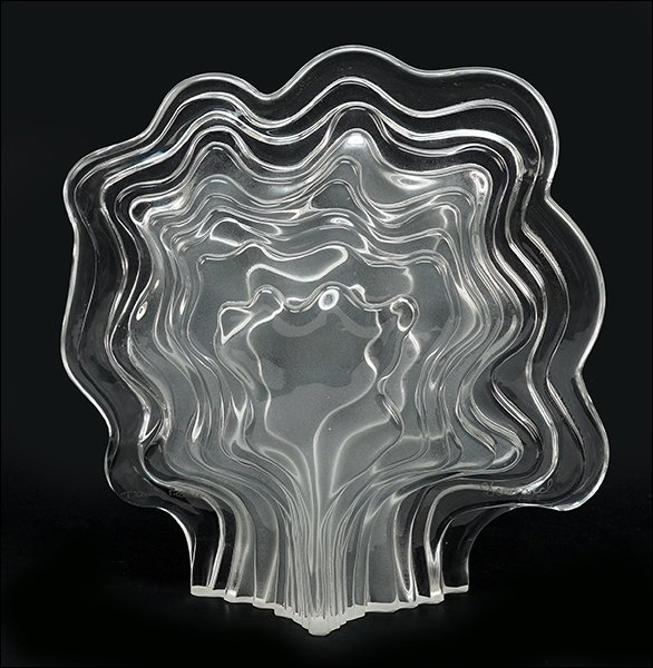 Jean-Pierre Demarchi (French, 1928-1979) L'Homme: Jean-Pierre Demarchi (French, 1928-1979) L'Homme Arborescent. Daum glass sculpture. Signed twice on the reverse "Daum" and "Demarchi" 11.5" x 10.5" x 3.5"