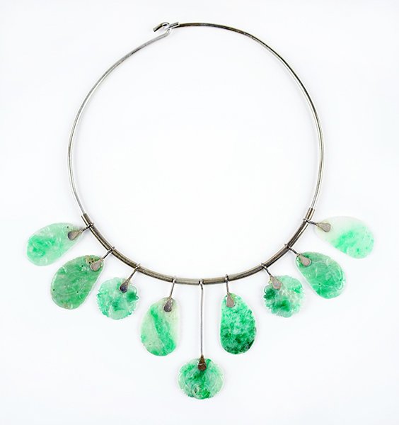 A Chinese Jadeite Necklace. (1 of 1)