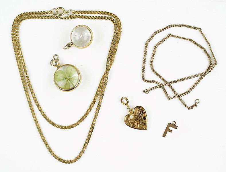 Two 10 Karat Yellow Gold Chains. (1 of 1)