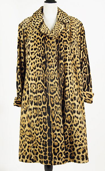 A Leopard Swing Coat. (1 of 1)