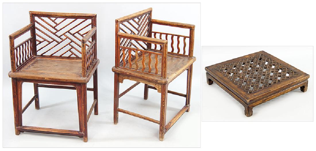 A Pair of Chinese Chairs. (1 of 1)