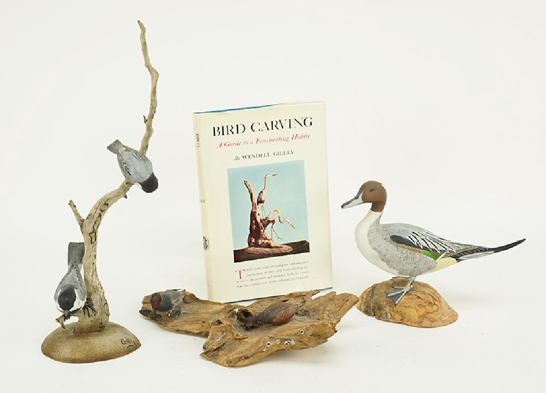 Two Wendall Gilley Carved Wood Ducks. (1 of 1)