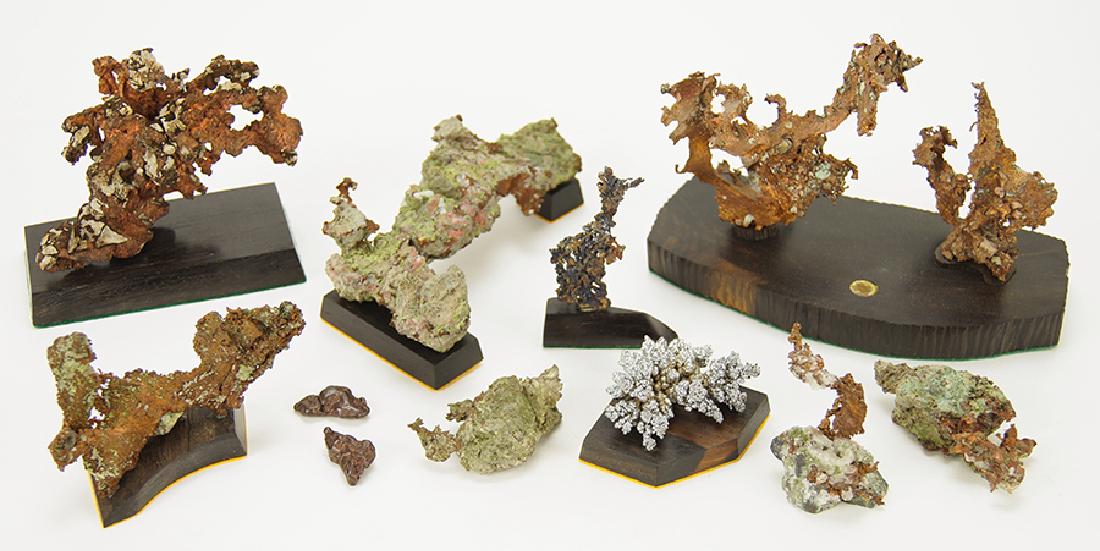 A Collection of Copper Ore Specimens. (1 of 1)
