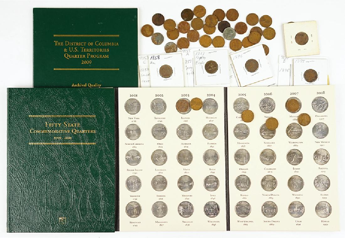 A Collection of Indian Head and Lincoln Pennies. (1 of 1)