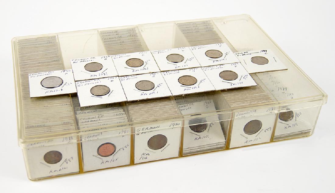A Collection of German Pfennig Coins Dating 1948-1996. (1 of 1)