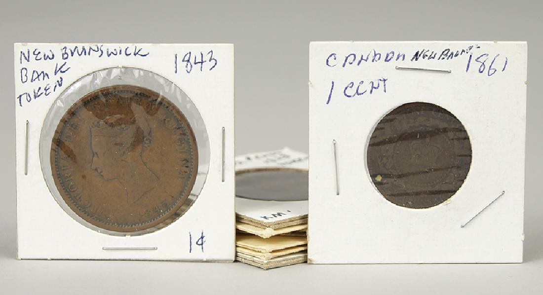 A Collection of Canadian Province Coins. (1 of 1)