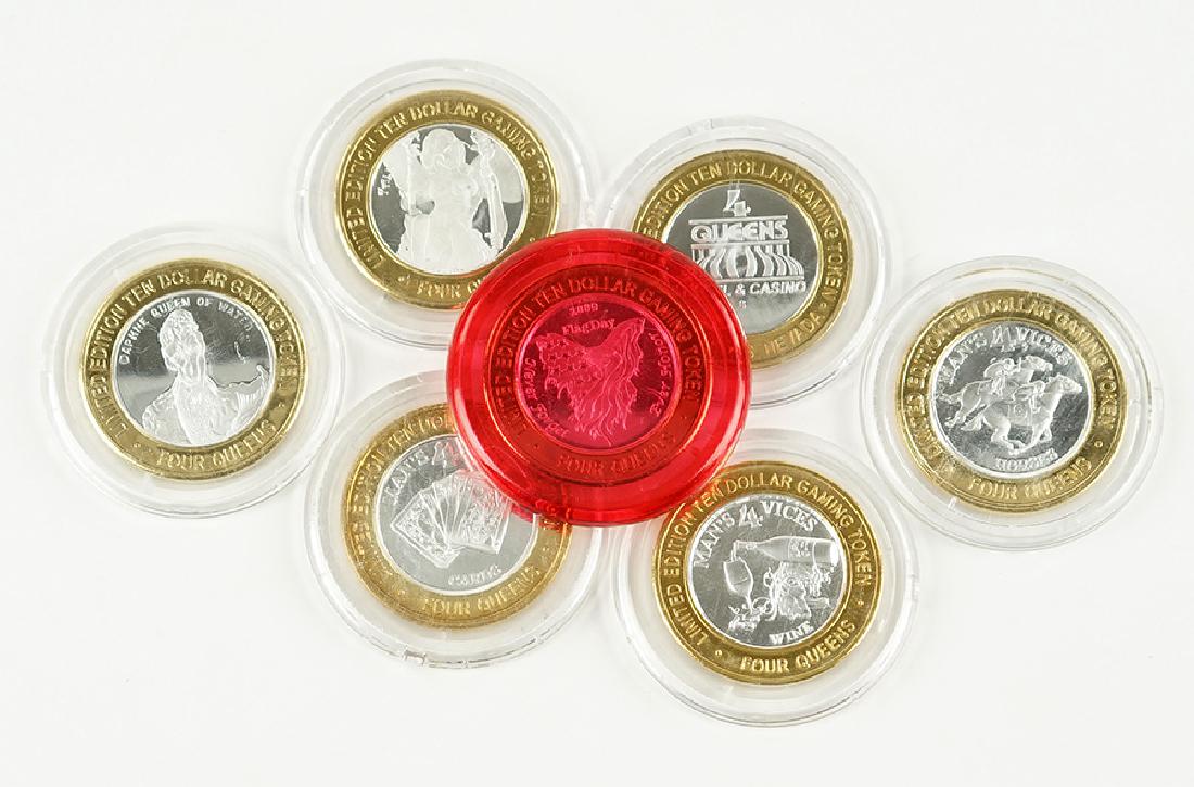 A Collection of Seven .999 Silver 'Four Queens' Game (1 of 1)