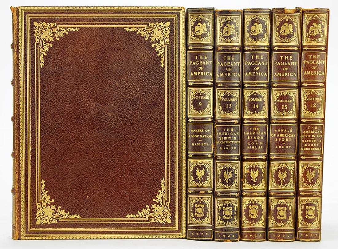 The Pageant of America: A Pictorial History of the: The Pageant of America: A Pictorial History of the United States. Fifteen volumes, New Haven: Yale University Press; Toronto: Glasgow, Brook & Co.; London: Humphrey Milford, Oxford University Press, 1