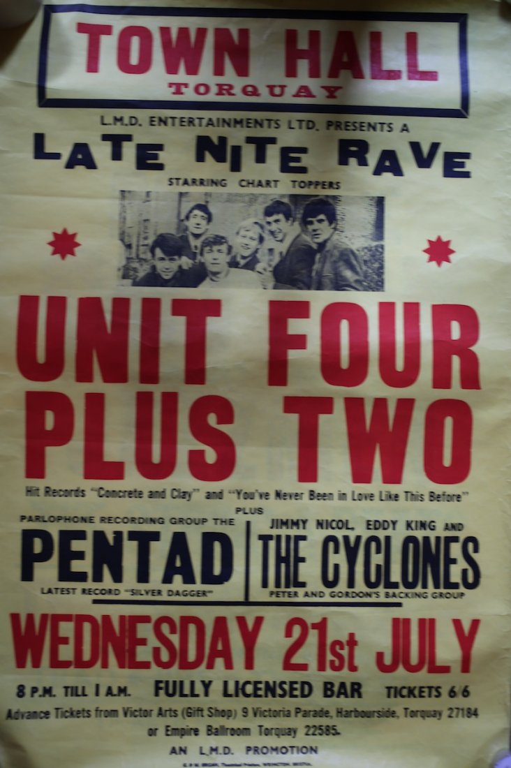 Unit Four Plus Two. A seminal boxing style poster. (1 of 1)