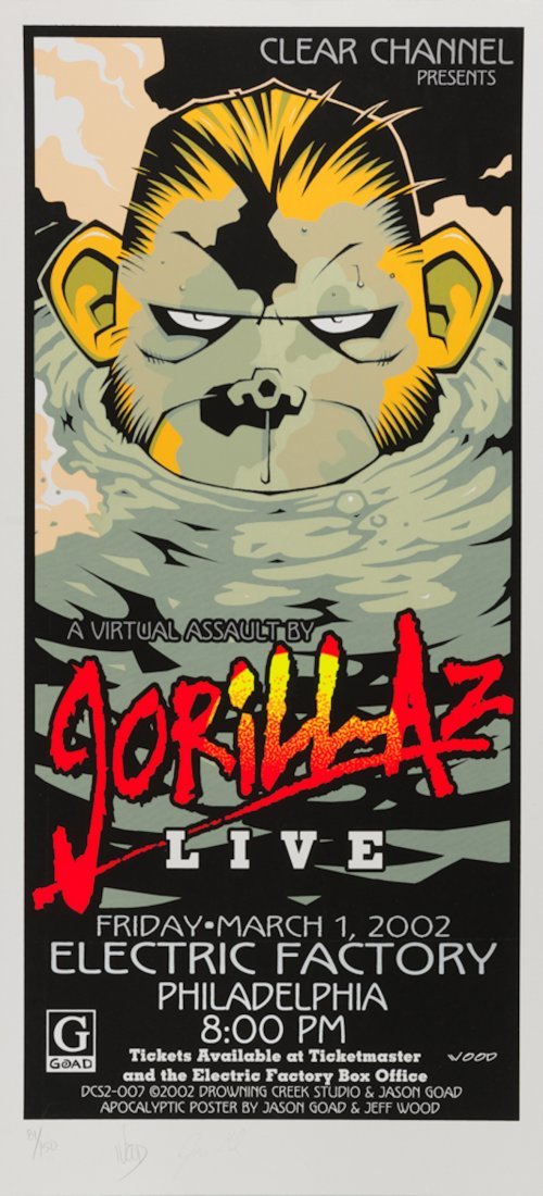 GORILLAZ Live Jeff Wood, Jason Goad (1 of 1)