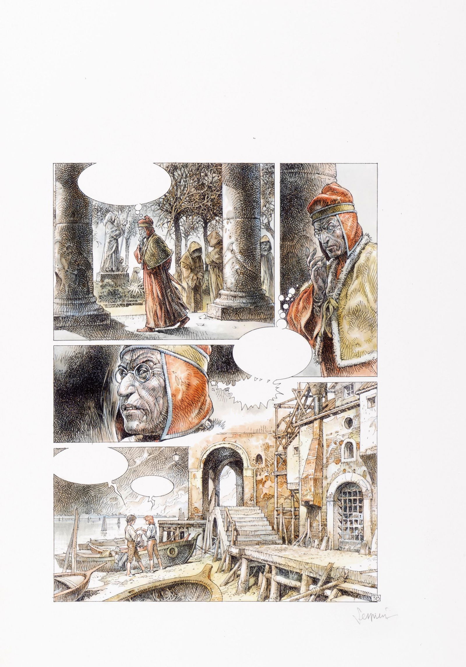 Serpieri Paolo Eleuteri - "Saria - Le tre - May 29, 2021 | Urania & Finarte  in Italy
