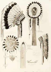 Dester Gisela - "El mundo de Ticonderoga", 1960: Dester Gisela - "El mundo de Ticonderoga", 1960 ITA matita, china e acquerello su cartoncino, 36 x 50 cm Tavola originale realizzata da Gisela Dester, collaboratrice e compagna di Pratt