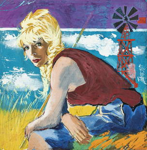 Tempesti Mario - "La mia Antonia", 1959: Tempesti Mario - "La mia Antonia", 1959 ITA tempera su cartone, 27,5 x 27,5 cm Originale di copertina realizzato da Tempesti per il romanzo "La mia Antonia" di Willa Cather, edito