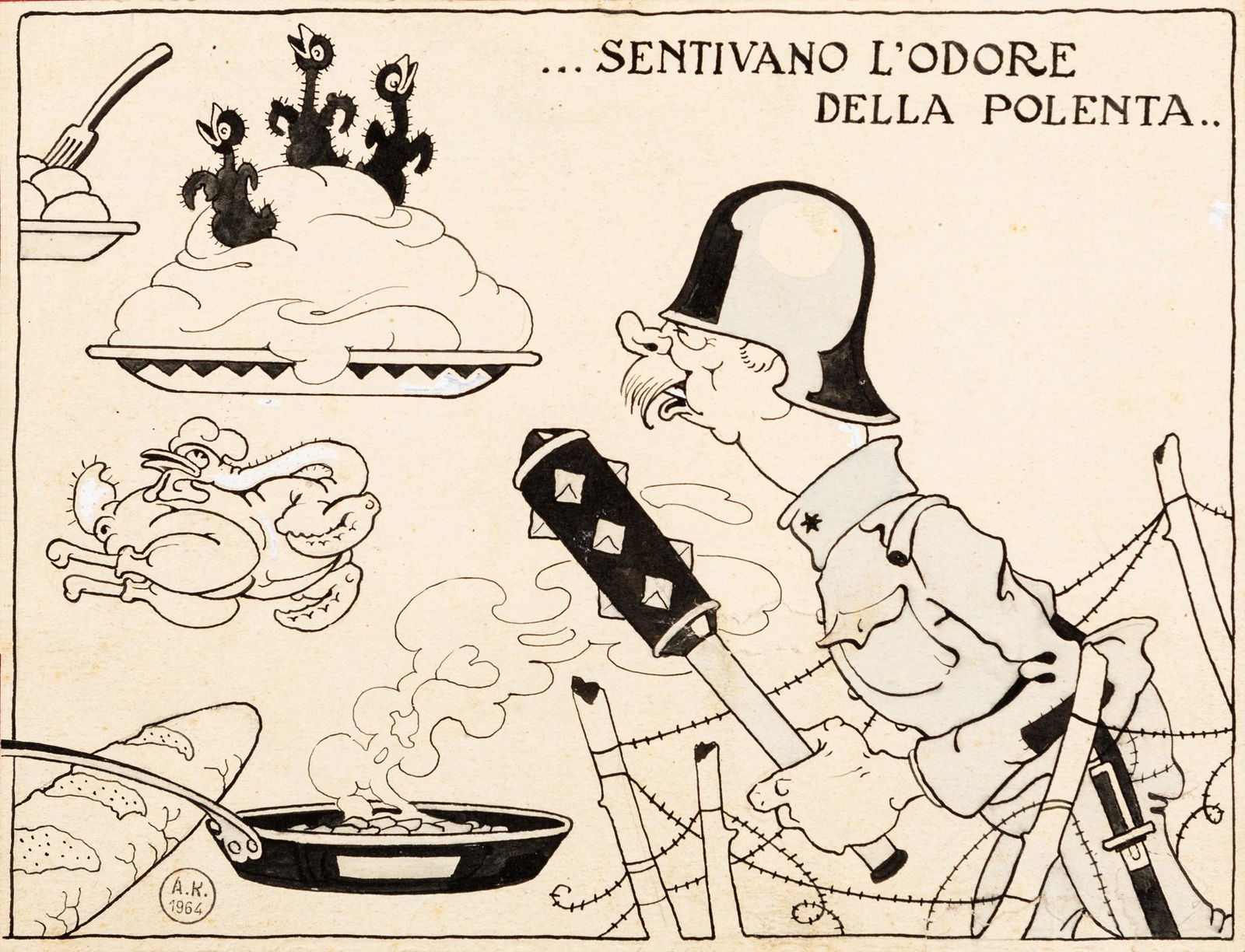 Rubino Antonio - "...sentivano l’odore della polenta", 1918 (1 of 2)