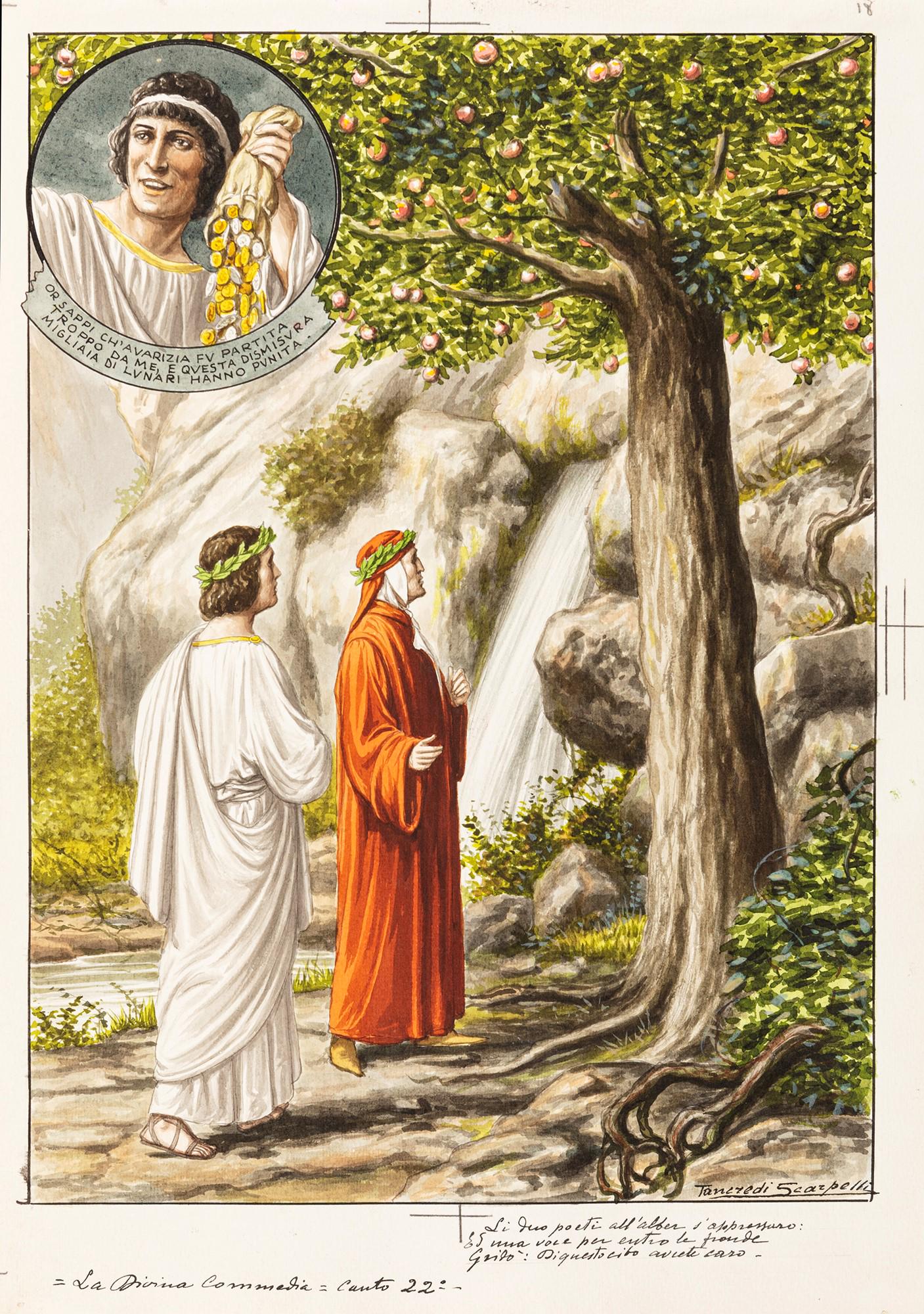 Scarpelli Tancredi - "La Divina Commedia - Purgatorio", 1908 (1 of 1)
