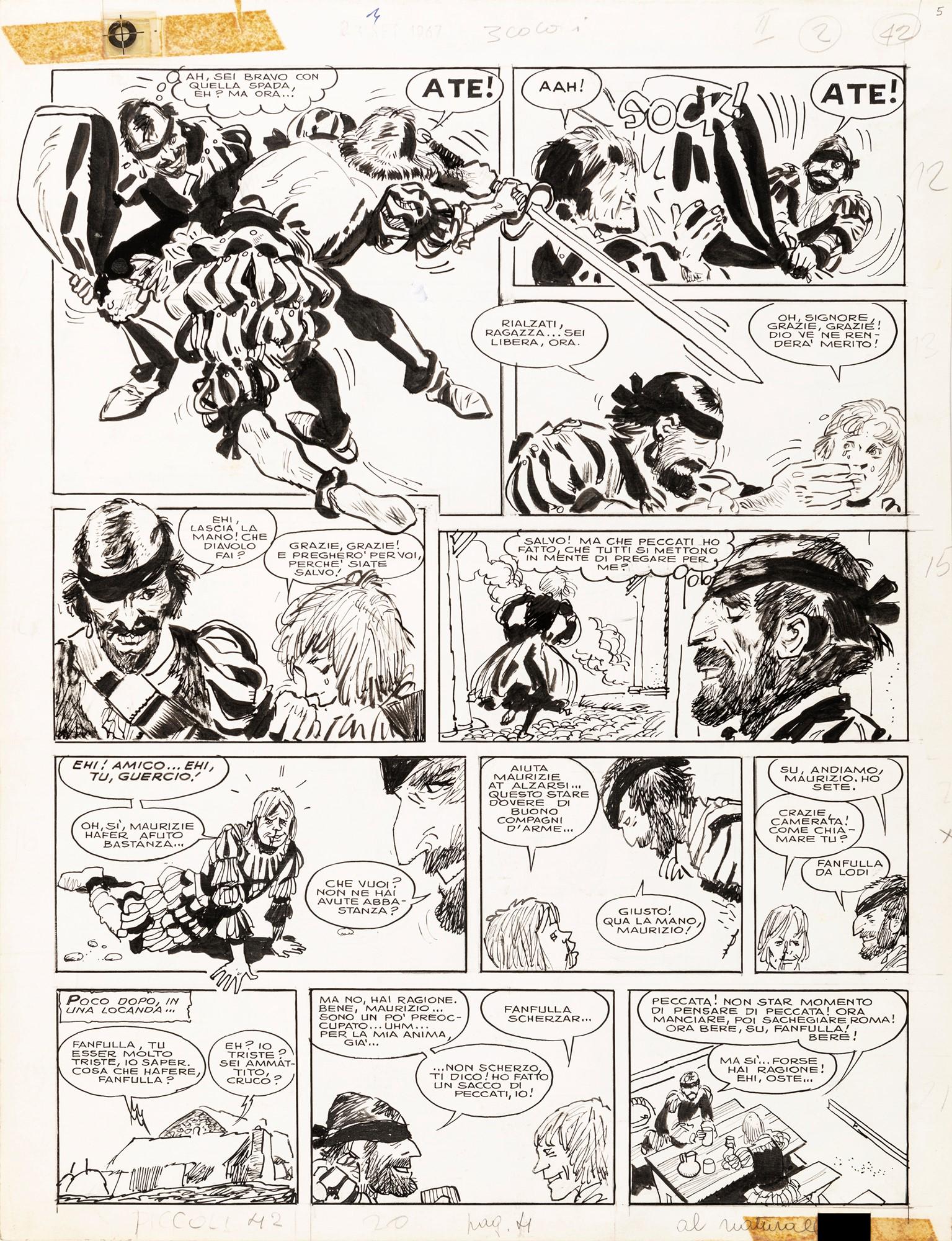 Pratt Hugo - "Le avventure di Fanfulla", 1967 (1 of 1)