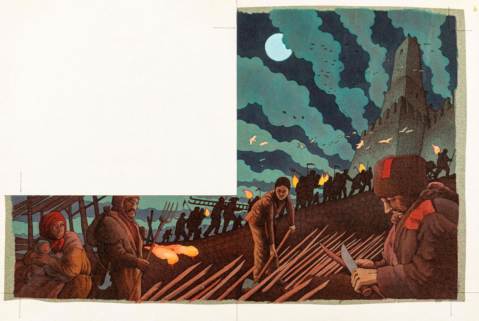 Innocenti Roberto – "Il reuccio degli uccelli (The King of birds)", 1973 (1 of 1)