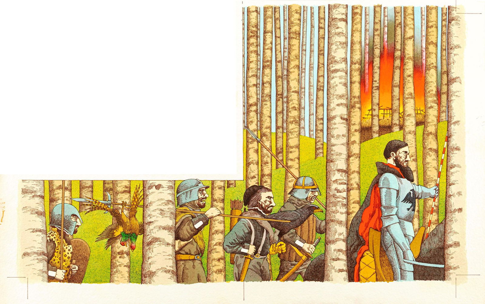 Innocenti Roberto – "Il reuccio degli uccelli (The King of birds)", 1973 (1 of 1)