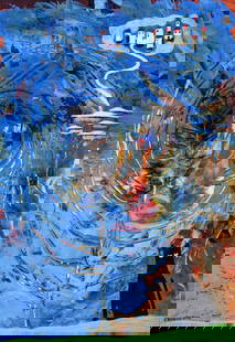 Cavallerin Sergio - "Felineide", 2007: Cavallerin Sergio - "Felineide", 2007 ITA tecnica mista su cartoncino, 21 x 29,5 cm Illustrazione originale realizzata dall‘artista umbro Cavallerin, edita nel volume