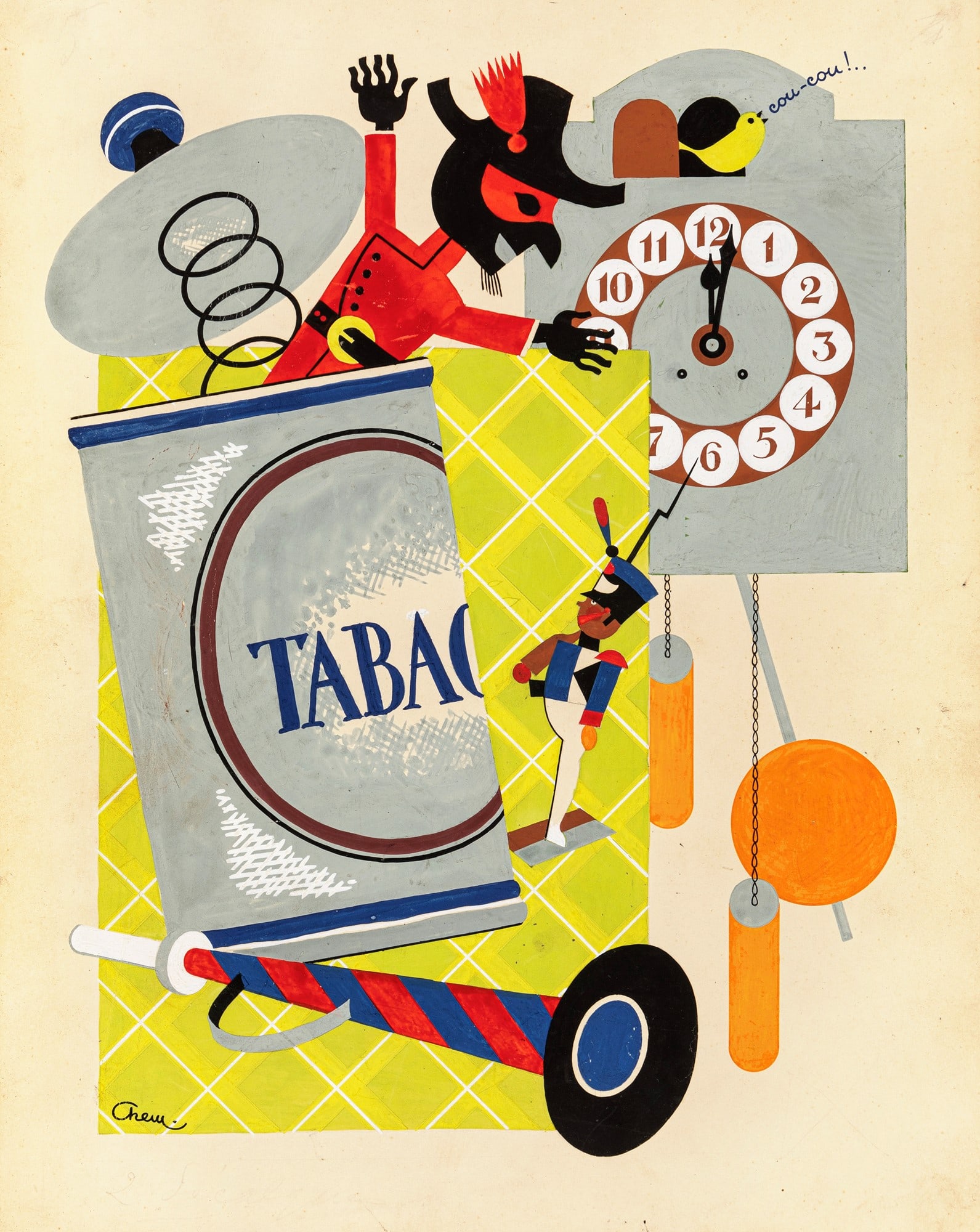 Chem (Alexandre Chemetoff) - "Le soldat de plomb", 1930 (1 of 2)