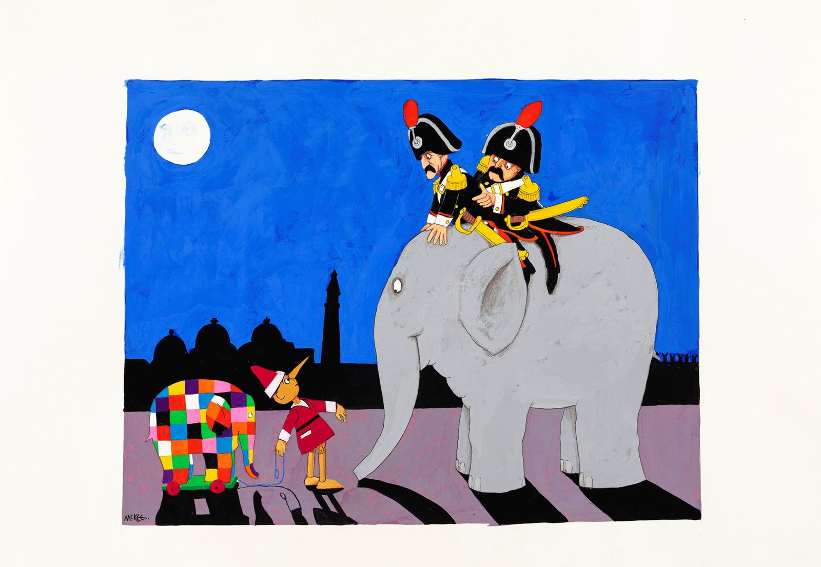 McKee David - "Pinocchio e Elmer l‘elefante", 2001 (1 of 1)