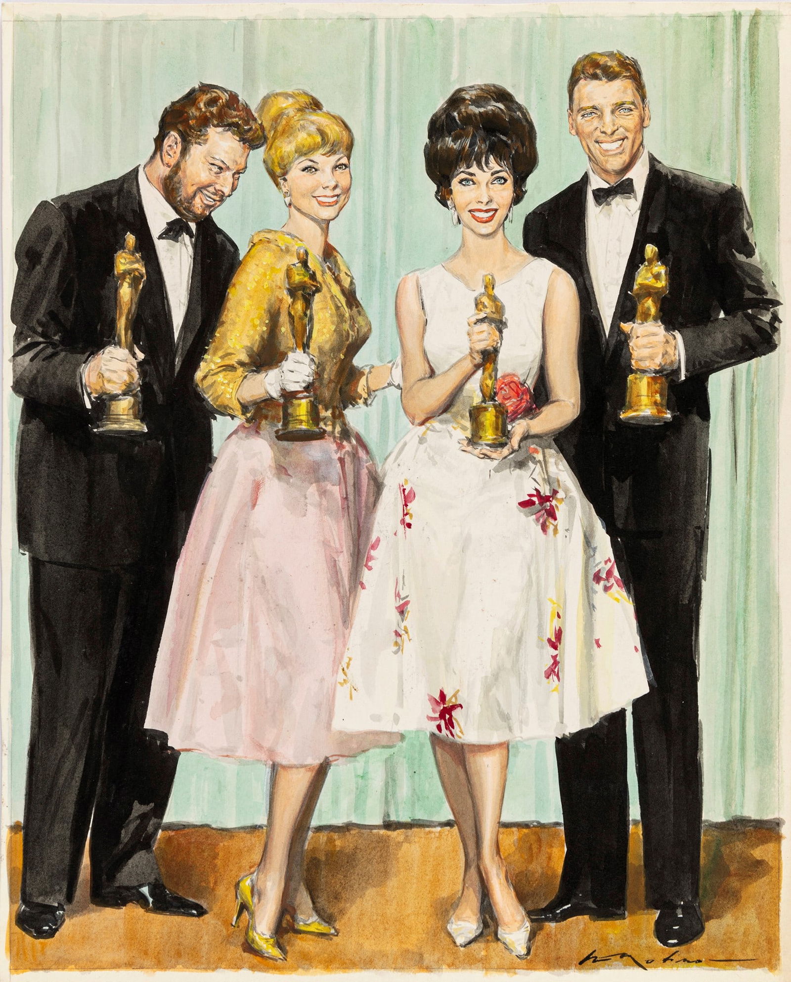 Molino Walter - "Peter Ustinov, Shirley Jones, Elizabeth Taylor, Burt Lancaster", anni (1 of 1)