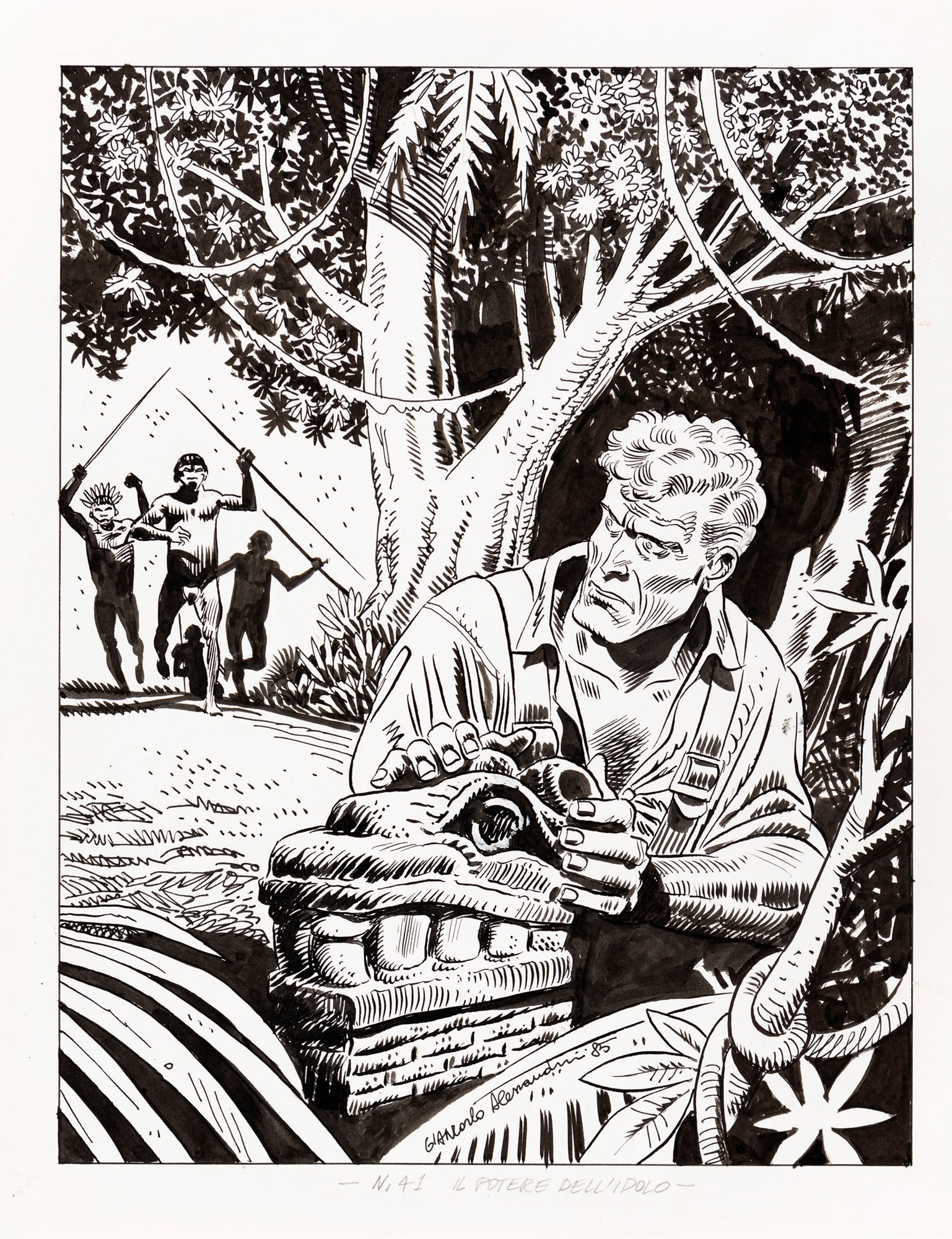 Alessandrini Giancarlo - "Martin Mystère - Il potere dell‘idolo", 1985 (1 of 2)