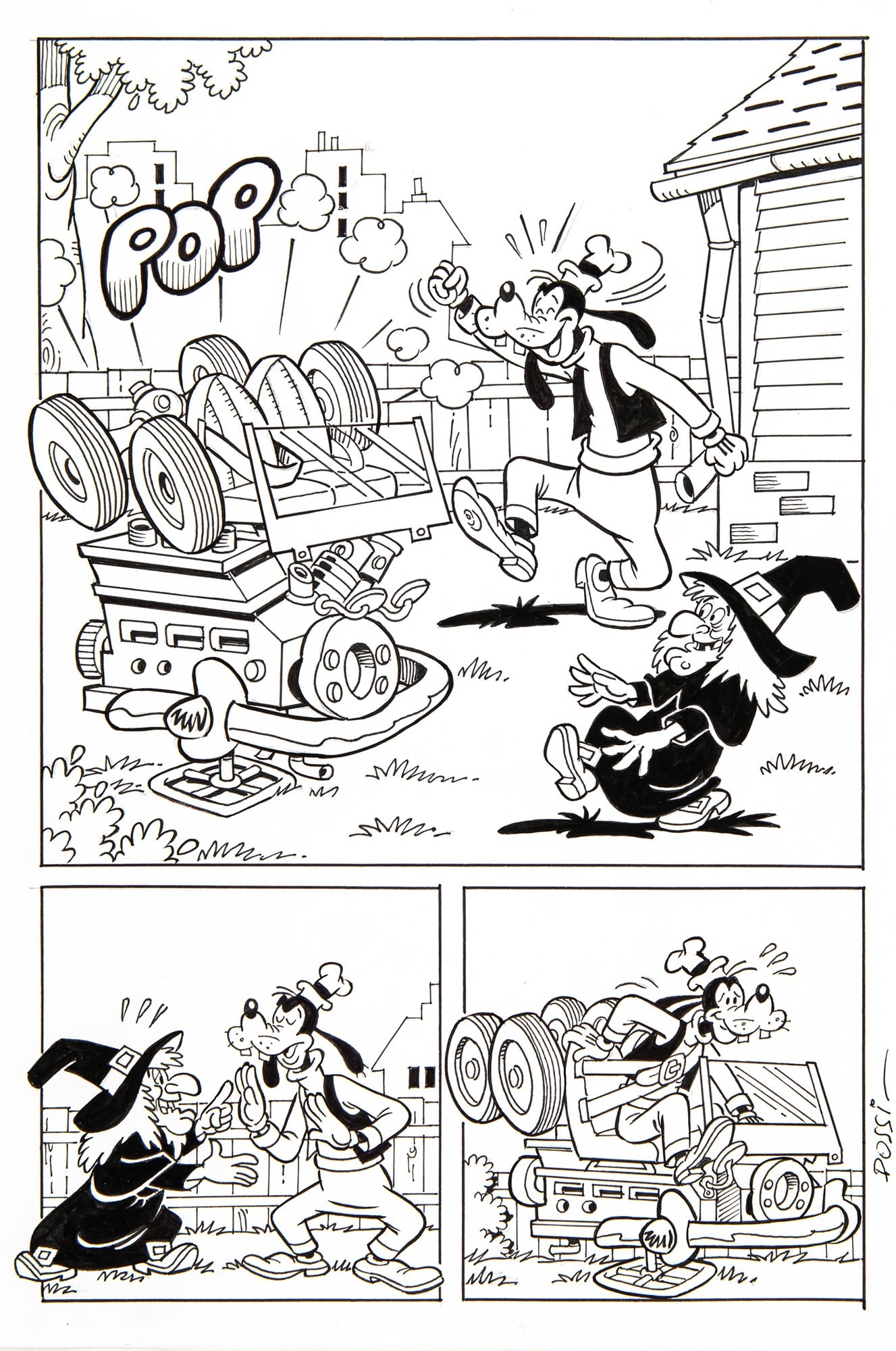 Dossi Sandro - "Pippo e Nocciola e il filtro per scope volanti", 1990 (1 of 1)