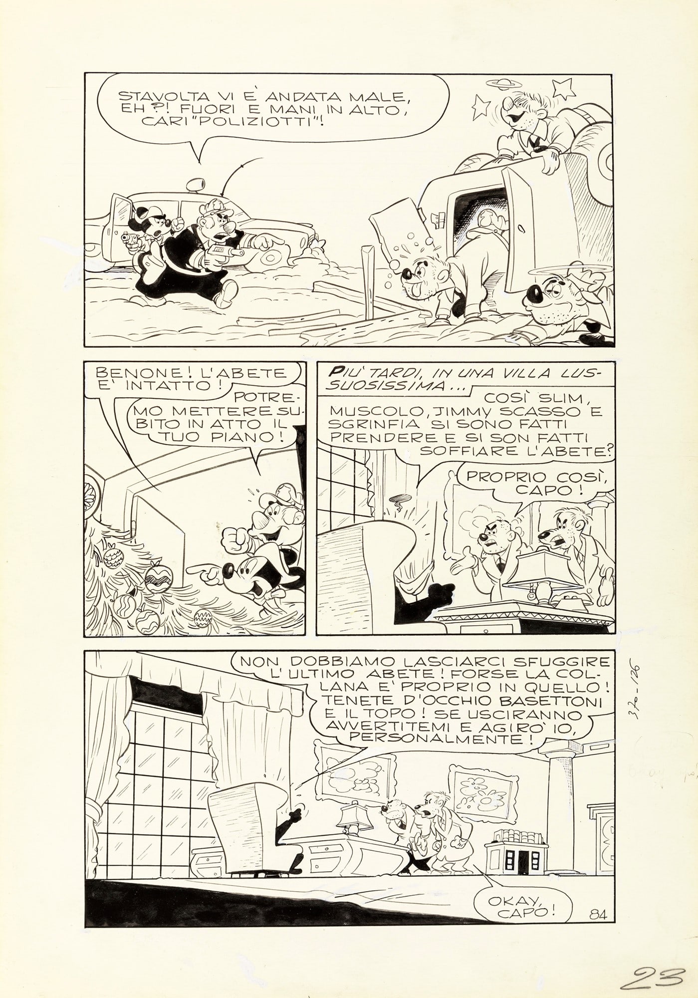 Scarpa Romano - "Topolino e gli abeti Himalaiani ", 1962 (1 of 1)