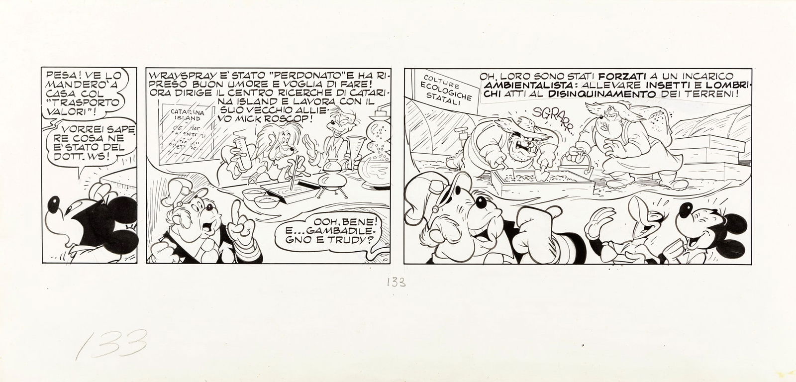 Scarpa Romano - "Topolino e l‘enigma di Brigaboom", 1990 (1 of 1)