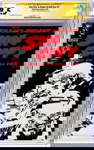 Miller Frank - "Sin City: A Dame to Kill For # 3 (Signature Series)", 1994: Miller Frank - "Sin City: A Dame to Kill For # 3 (Signature Series)", 1994 ITA Page Quality: WHITE, Grade: 8.5 Comic book certificato dalla CGC con un grading 7.5 (CGC Cert #